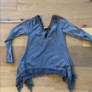 Women’s blue blouse